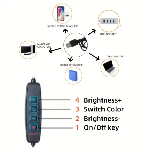  Lampe de sol LED moderne – Image 2