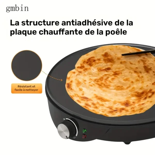 Machine à crêpes et omelettes électrique – Image 9